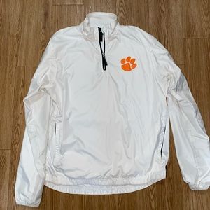 White Clemson Windbreaker